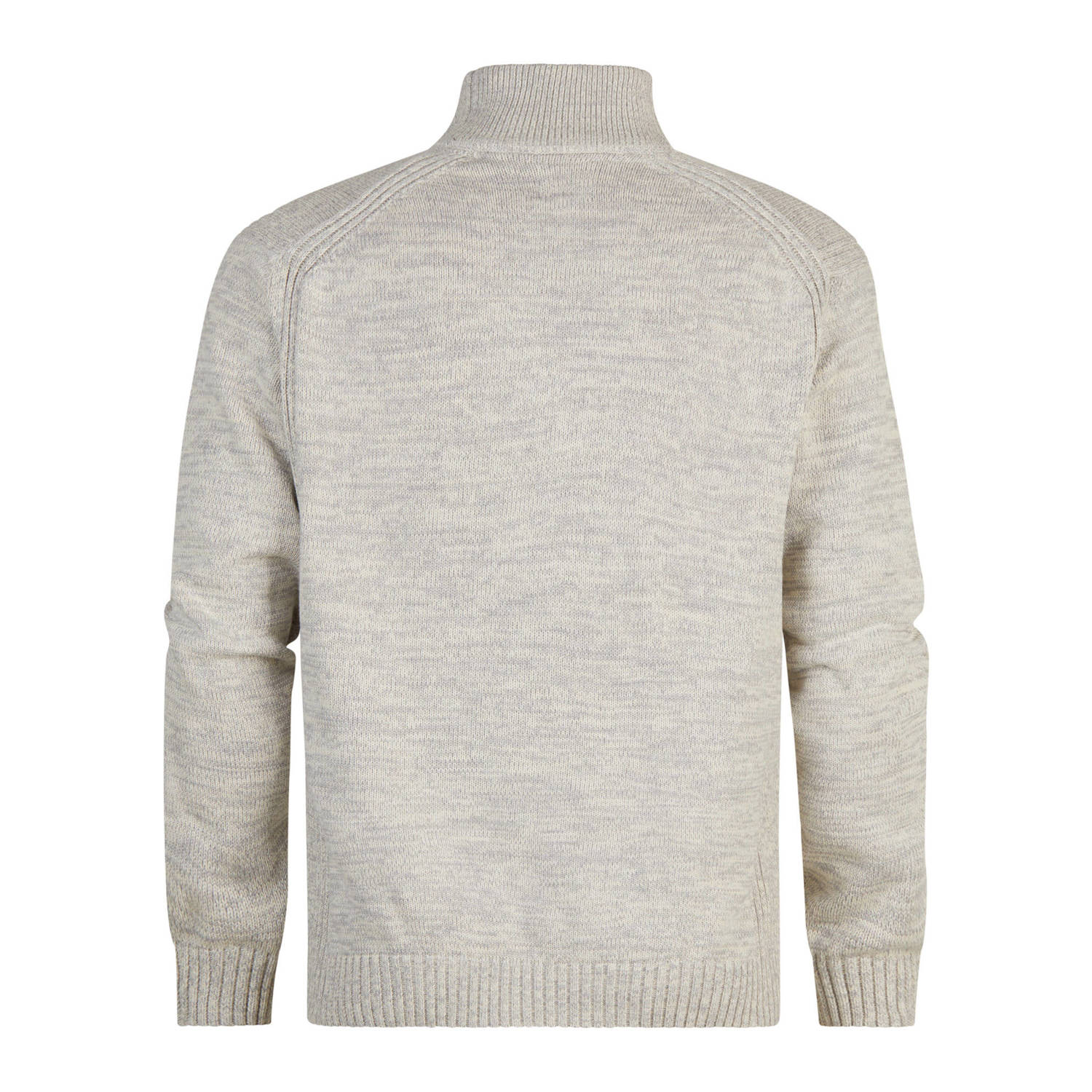 Petrol industries Plus Size gebreide trui grijs