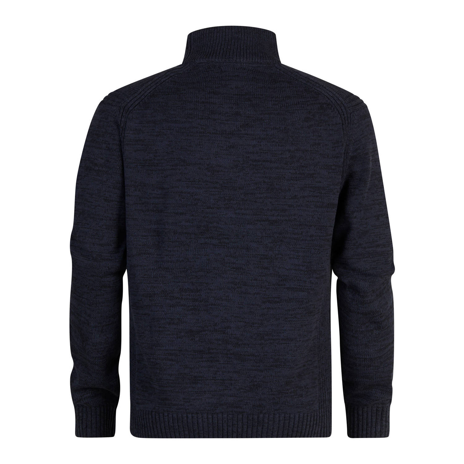 Petrol industries Plus Size gebreide trui donkerblauw
