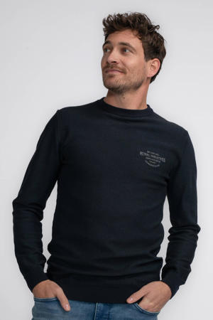 gebreide trui donkerblauw