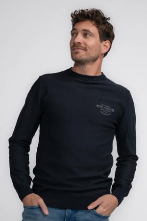 gebreide trui donkerblauw