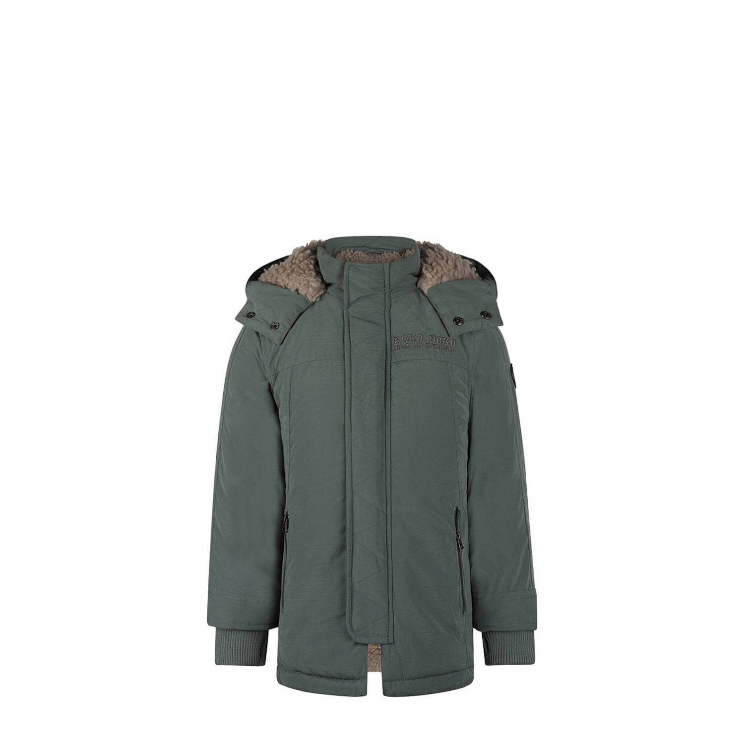 Koko Noko winterjas mosgroen