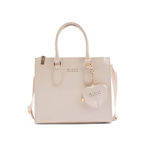 Michael Shannon crossbody tas beige afbeelding