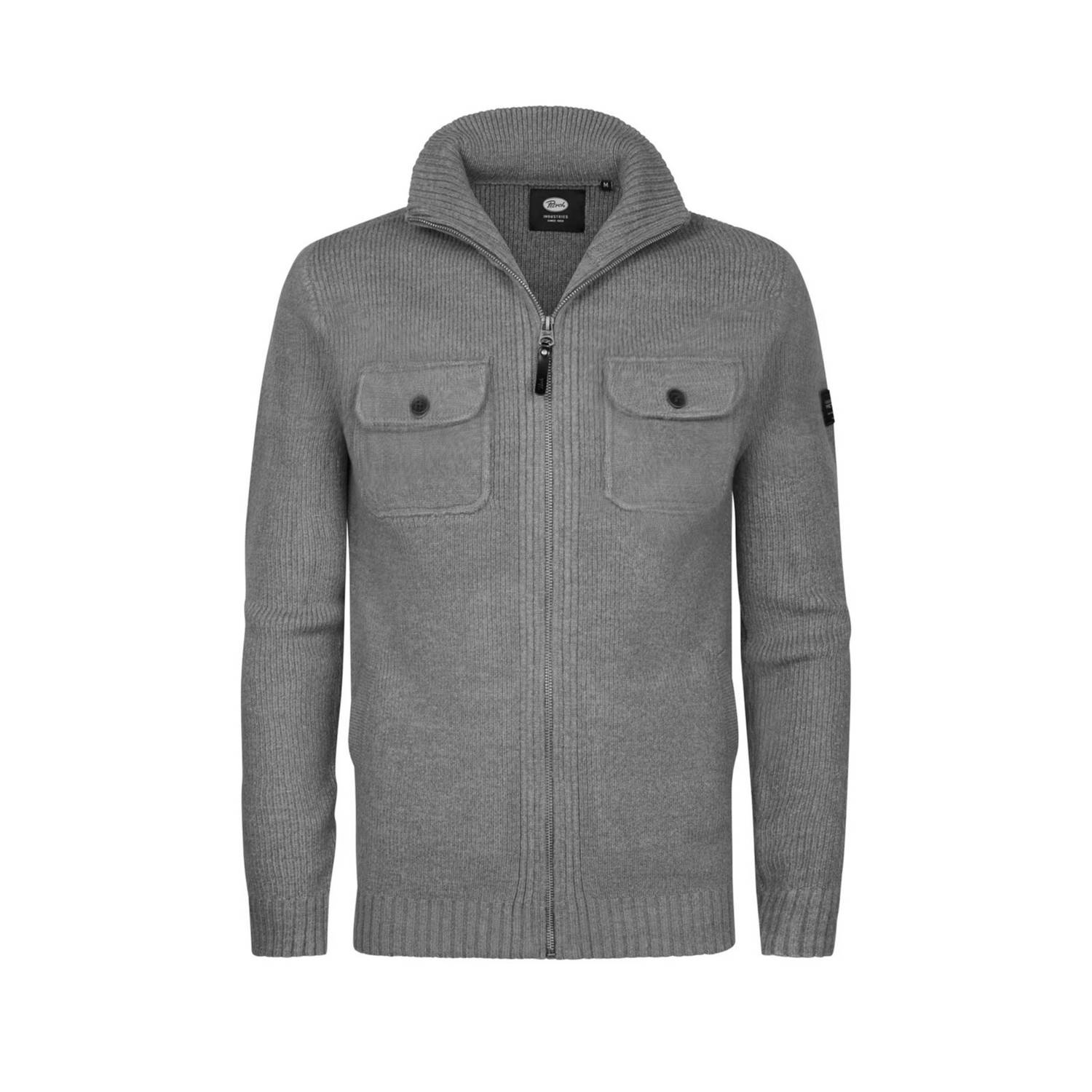 Petrol Industries gemêleerd vest light slate melee