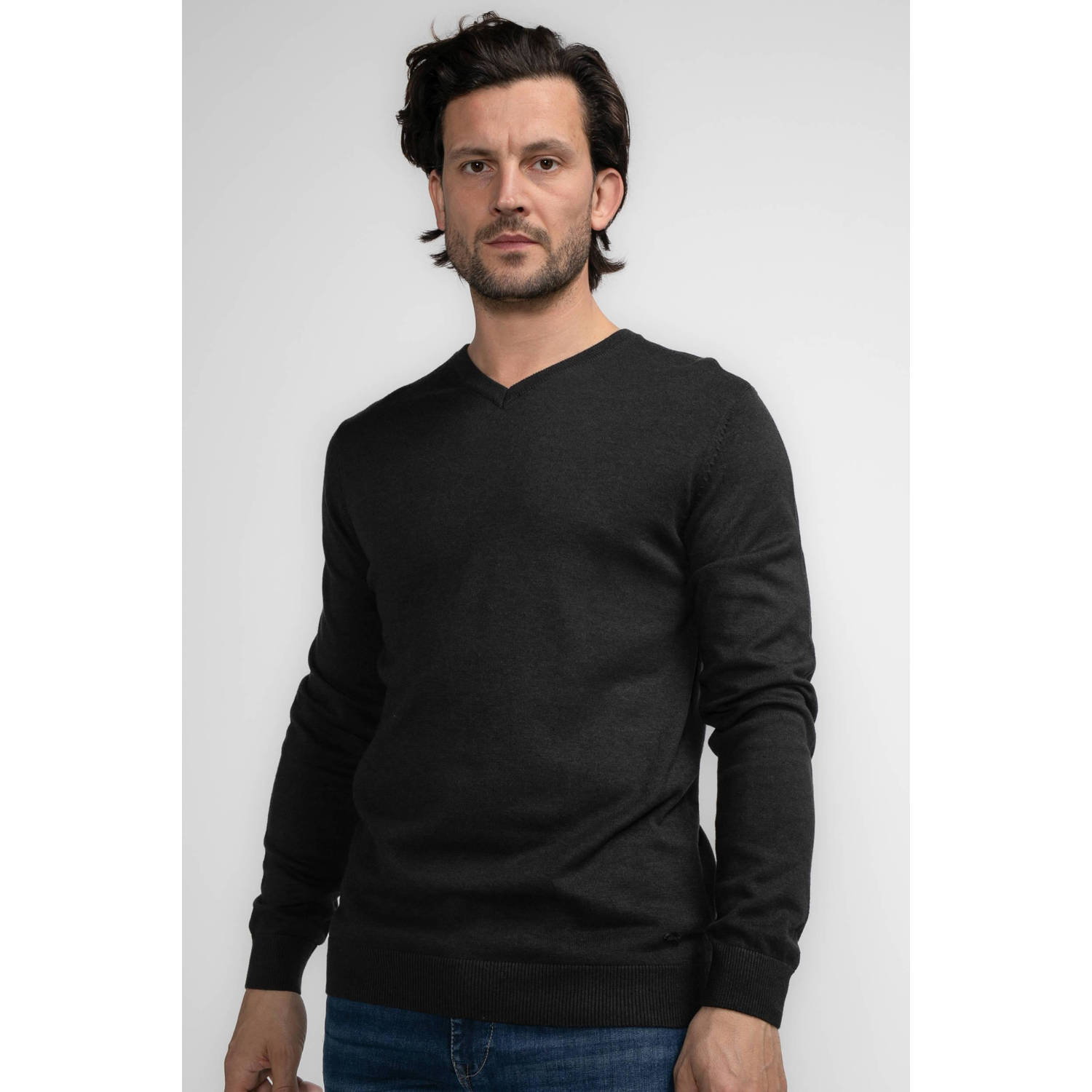 Petrol Industries Trui met V-hals Men Knitwear V-Neck Basic