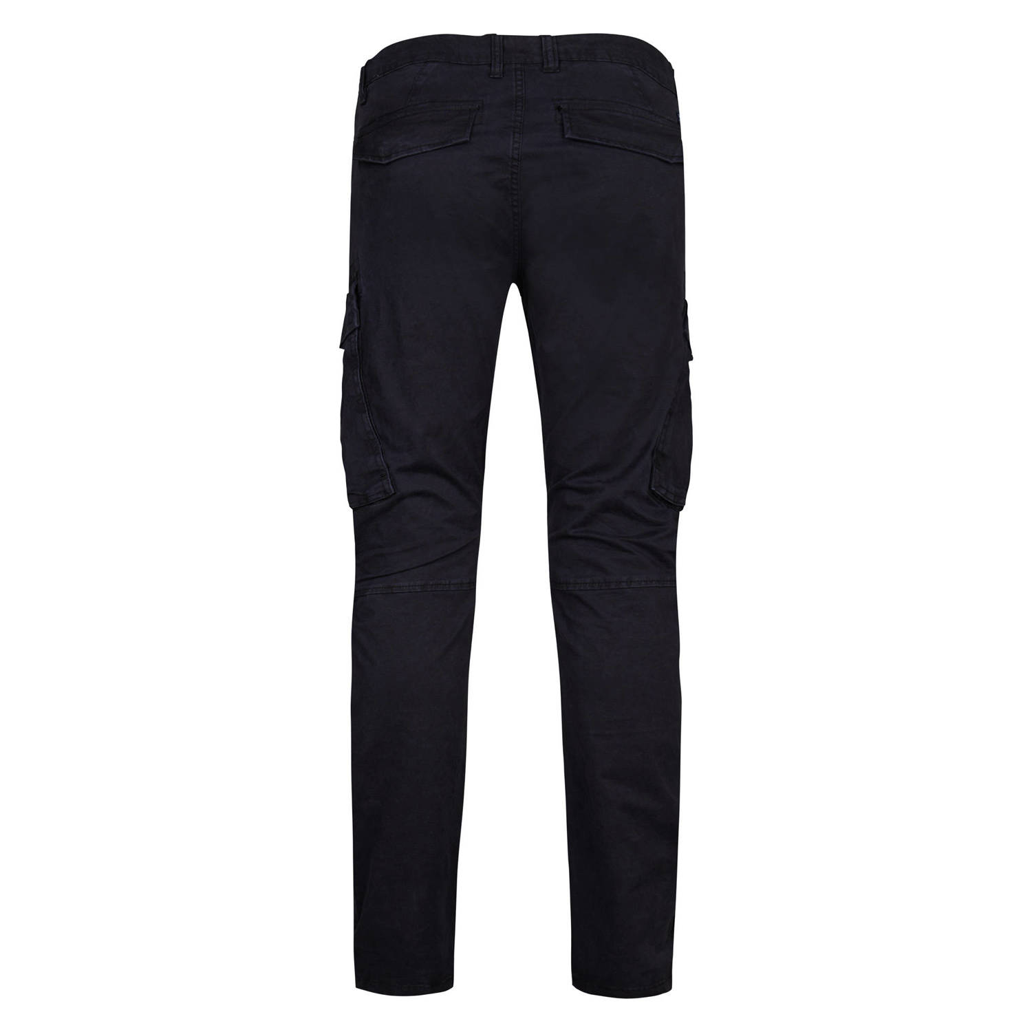 Petrol Industries regular fit cargo broek zwart