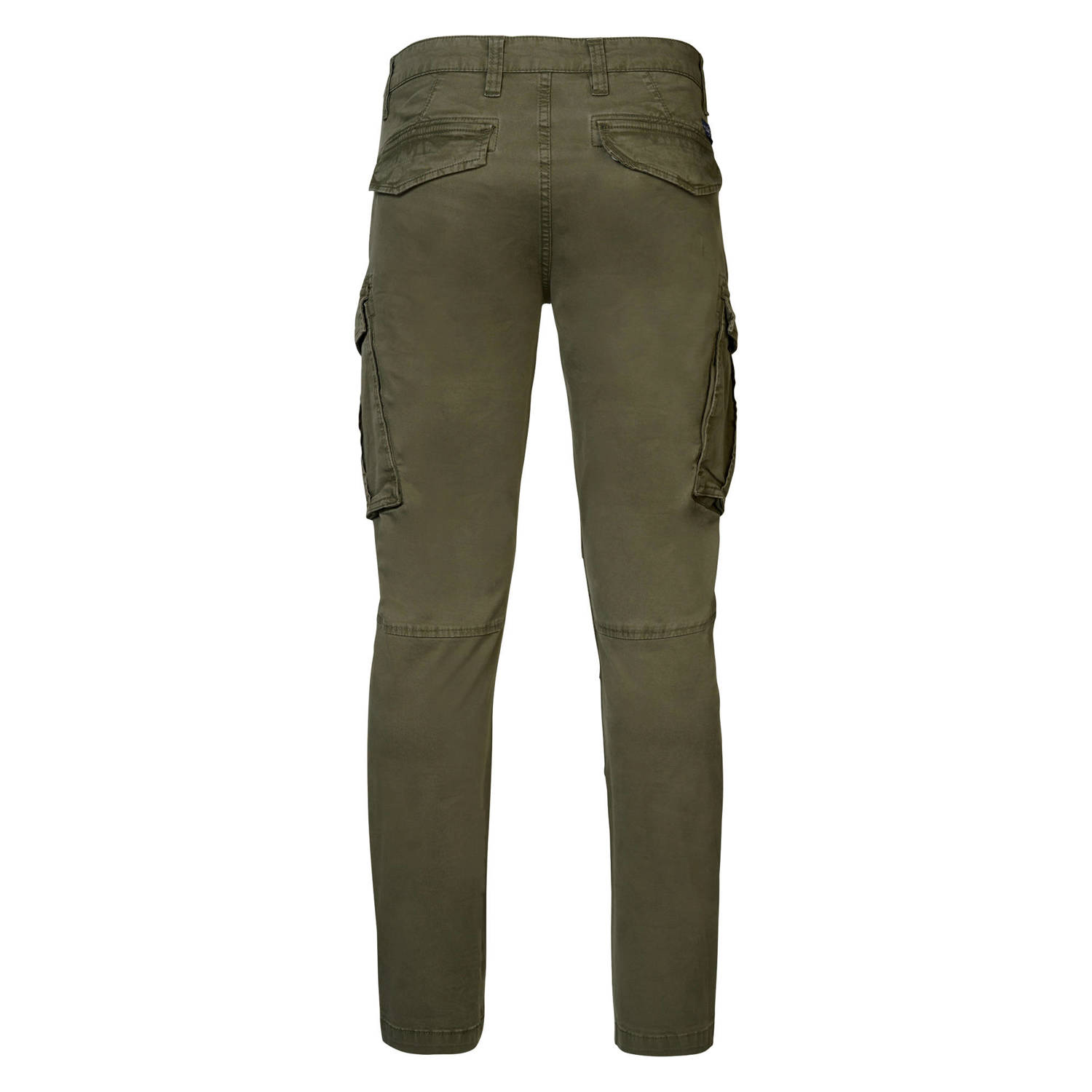 Petrol Industries regular fit cargo broek groen