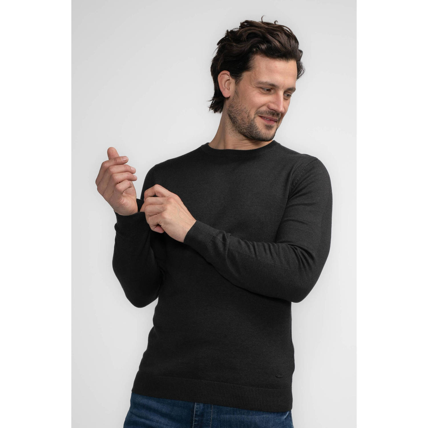 Petrol Industries Trui met ronde hals Men Knitwear Round Neck Basic
