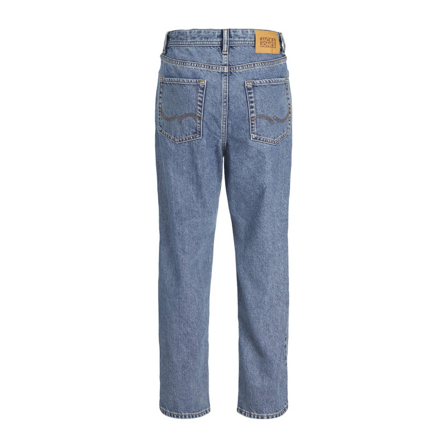 JACK & JONES JUNIOR relaxed jeans JJICHRIS JJORIGINAL blue denim