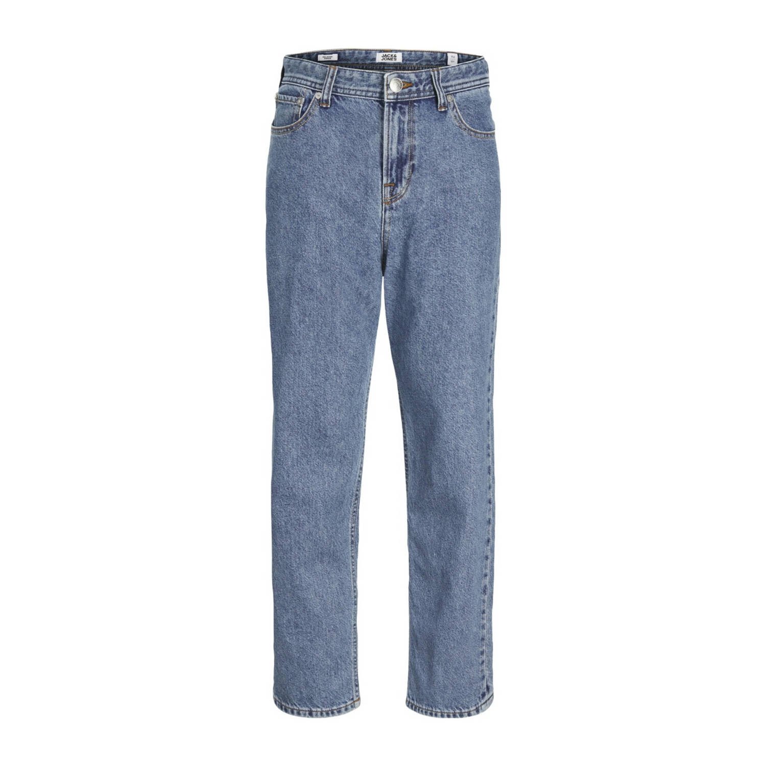 Jack & jones JUNIOR relaxed jeans JJICHRIS JJORIGINAL blue denim Blauw 128