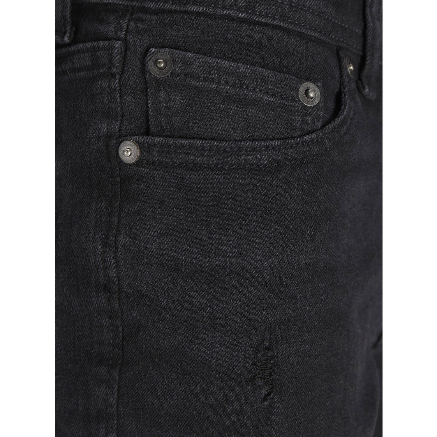 JACK & JONES JUNIOR slim fit jeans JJIGLENN JJORIGINAL black denim