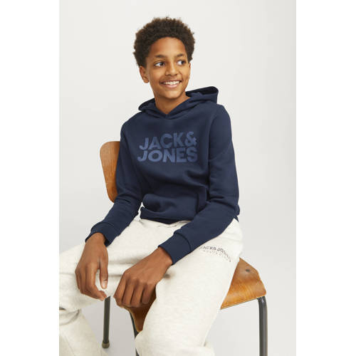 JACK & JONES JUNIOR hoodie JJECORP met tekst afbeelding