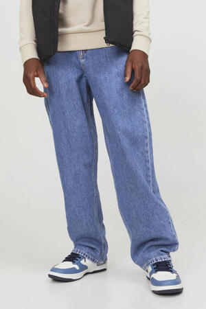baggy fit jeans JJIALEX JJORIGINAL blue denim