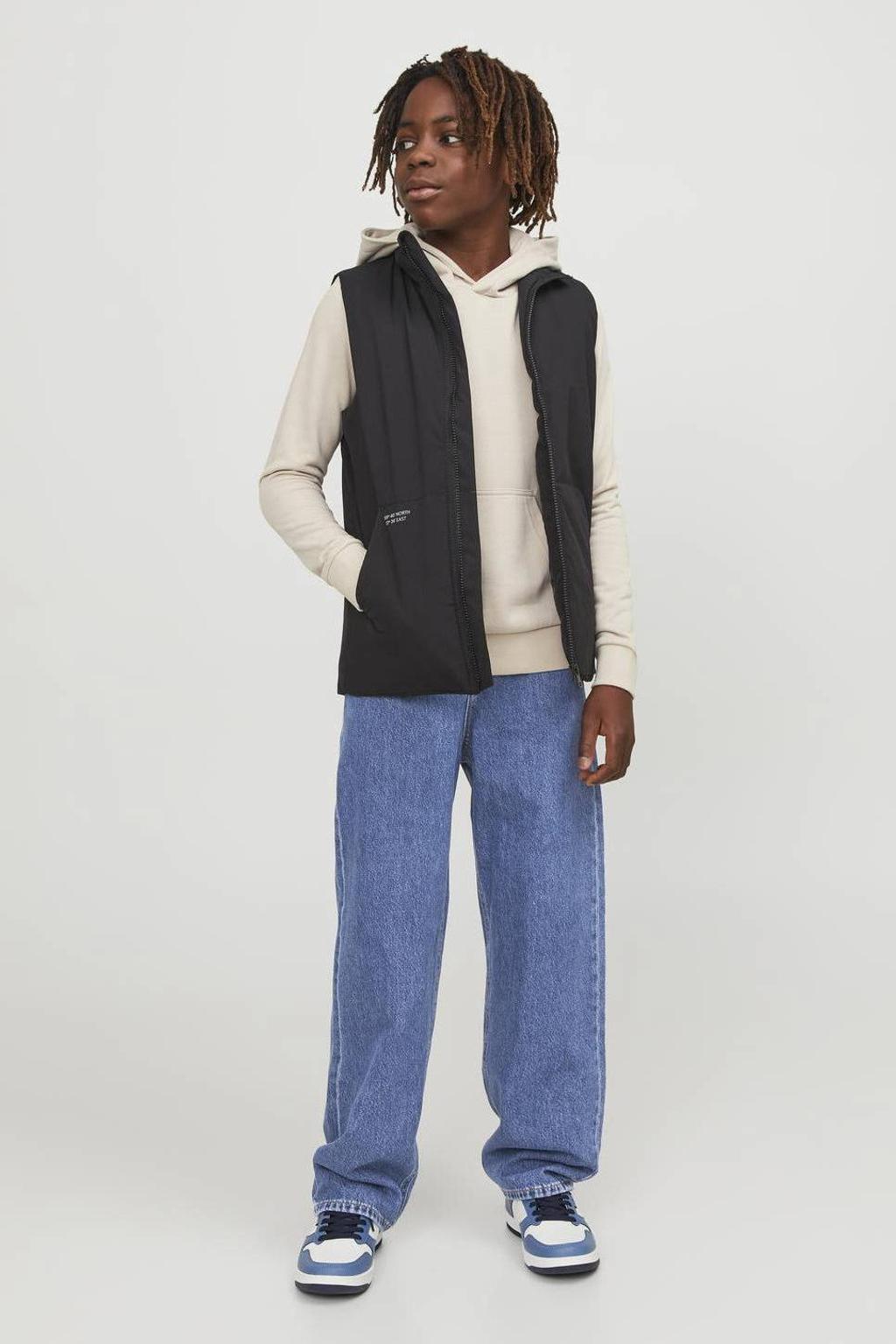 JACK & JONES JUNIOR baggy fit jeans JJIALEX JJORIGINAL blue denim