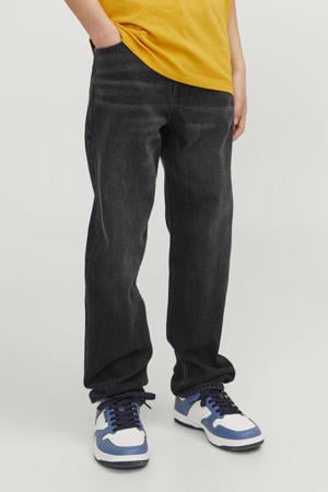 high waist relaxed jeans JJICHRIS JJORIGINAL black denim