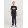 JACK & JONES JUNIOR T-shirt JJELOGO met logo donkerblauw