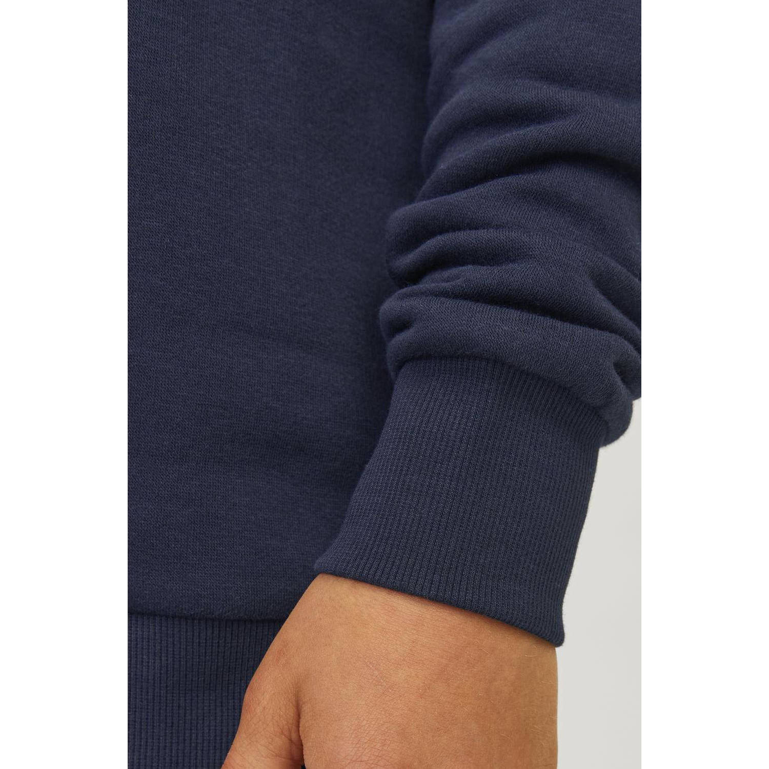 JACK & JONES JUNIOR sweater JJELOGO met logo donkerblauw