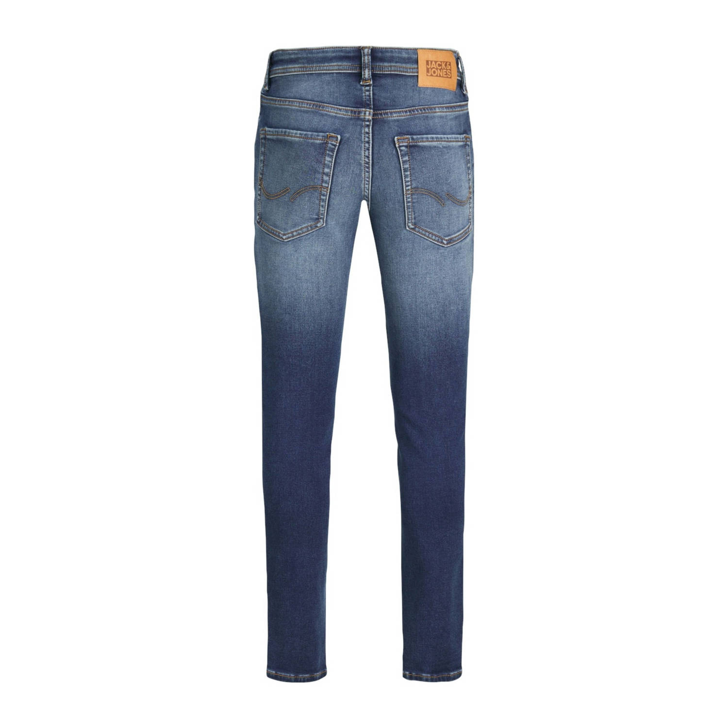 JACK & JONES JUNIOR slim fit jeans JJIGLENN JJORIGINAL blue denim 2