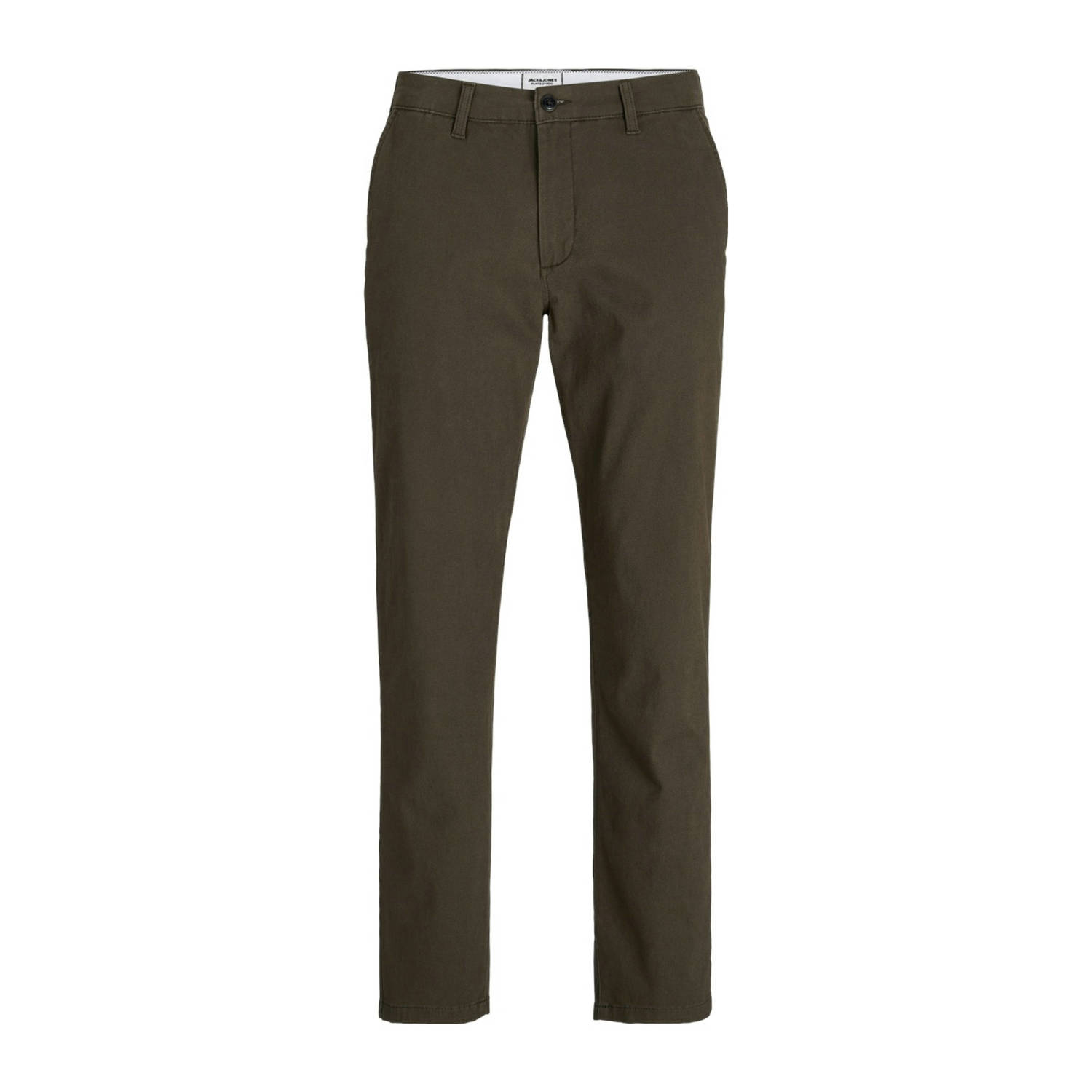 JACK & JONES JUNIOR regular fit broek JPSTMARCO JJDAVE donkerbruin