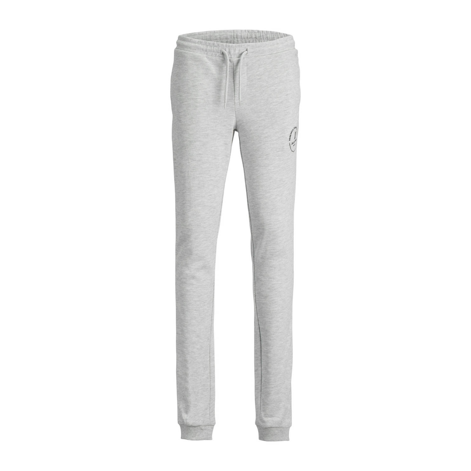 Jack & jones JUNIOR joggingbroek JPSTGORDON JJSWIFT met logo wit melange Jongens Sweat 128