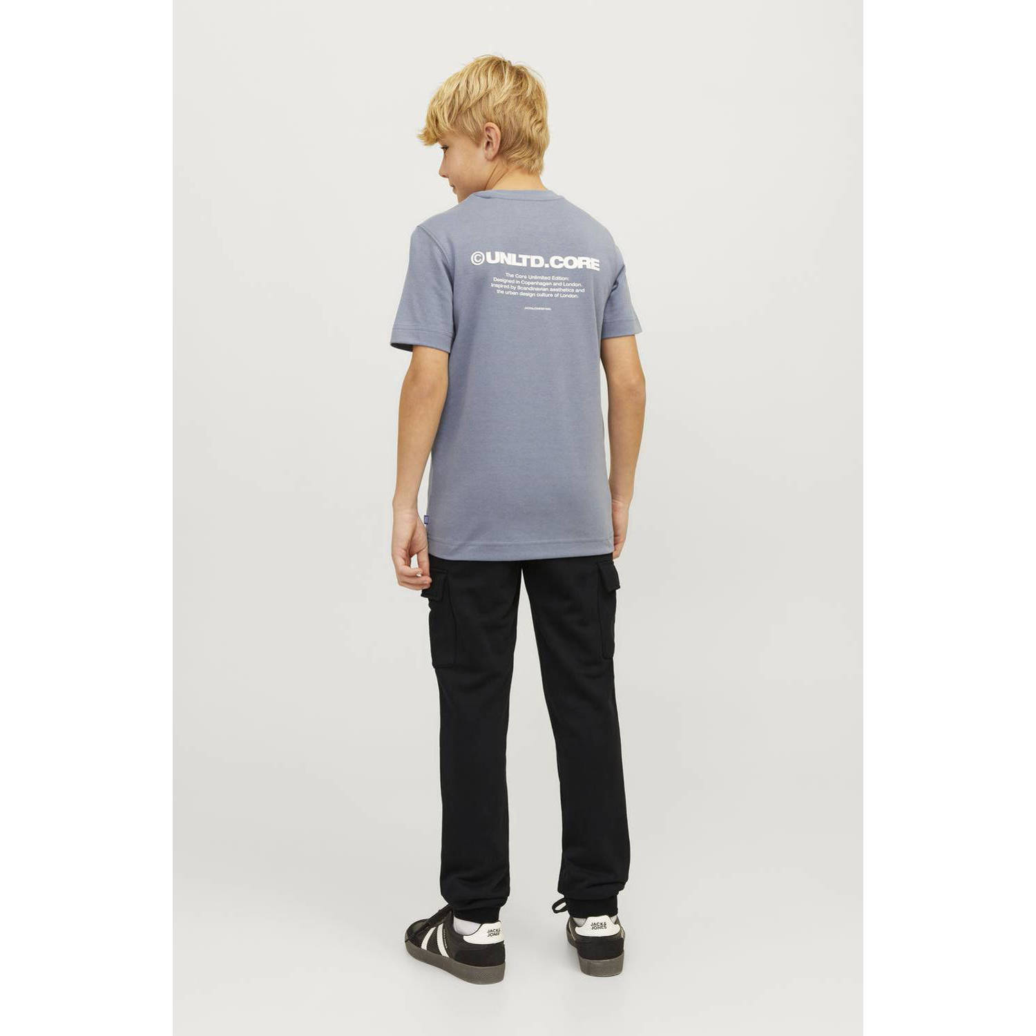 JACK & JONES JUNIOR joggingbroek JPSTGORDON JJBRADLEY zwart