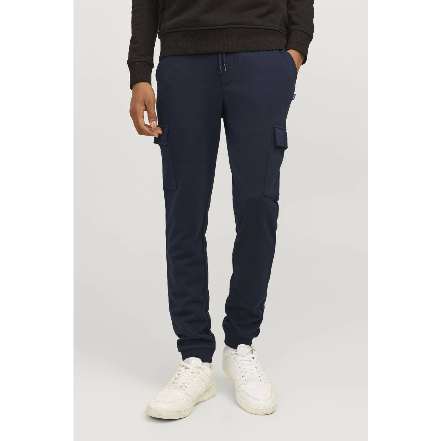 JACK & JONES JUNIOR joggingbroek JPSTGORDON JJBRADLEY donkerblauw