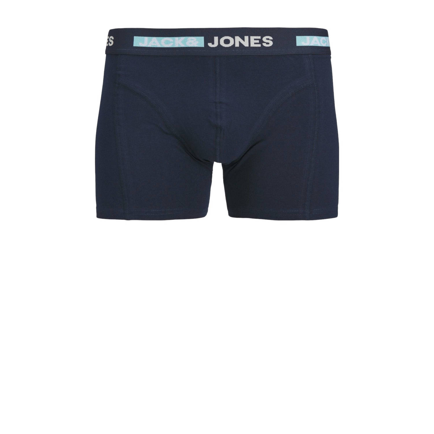 JACK & JONES JUNIOR boxershort JACSCOTT set van 3 groen donkerblauw zwart