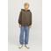 JACK & JONES JUNIOR hoodie JJESTAR met logo bruin