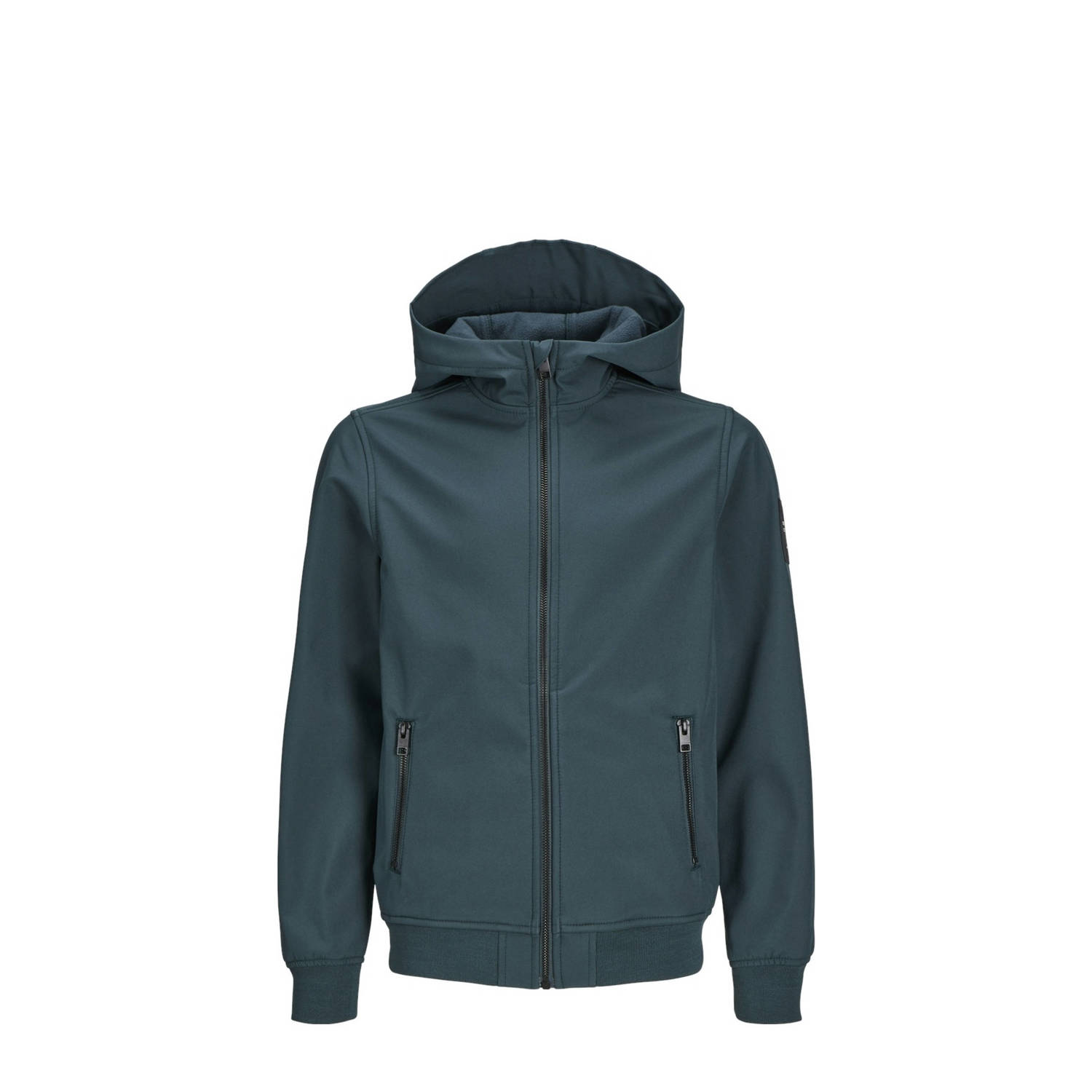 Jack & jones JUNIOR softshell jas JJEBASIC SOFTSHELL Groen Effen 152