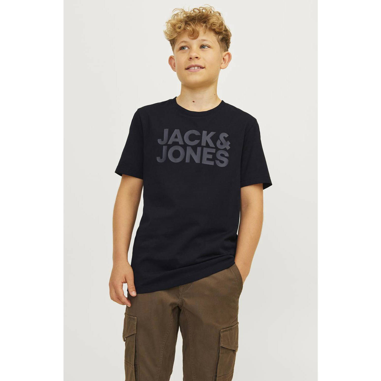 JACK & JONES JUNIOR T-shirt JJECORP met tekst