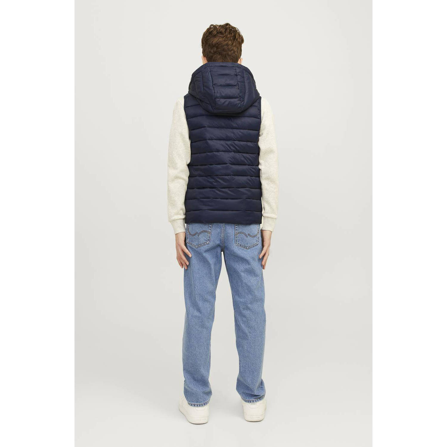JACK & JONES JUNIOR bodywarmer JJESPRINT donkerblauw