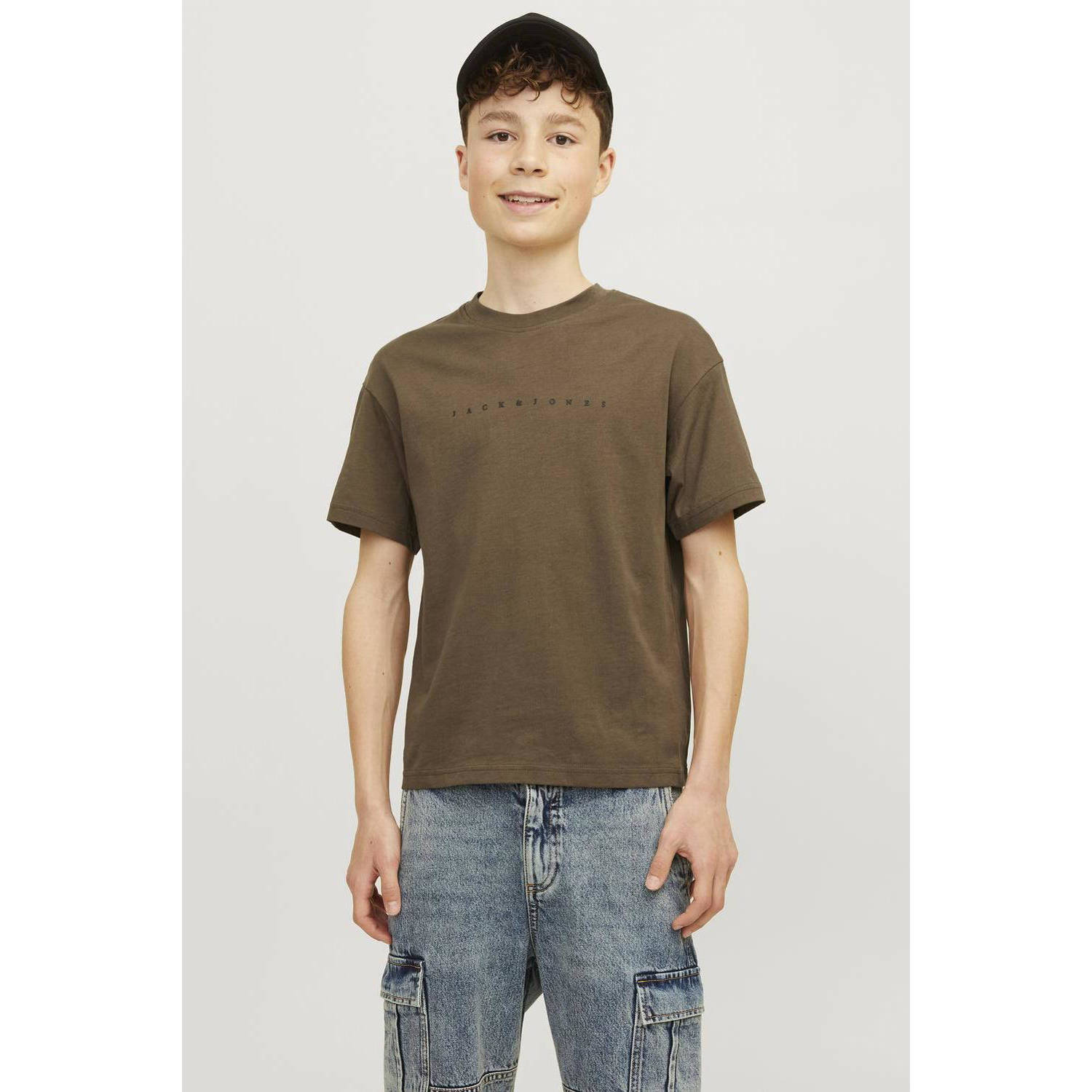 JACK & JONES JUNIOR T-shirt JJESTAR met tekst