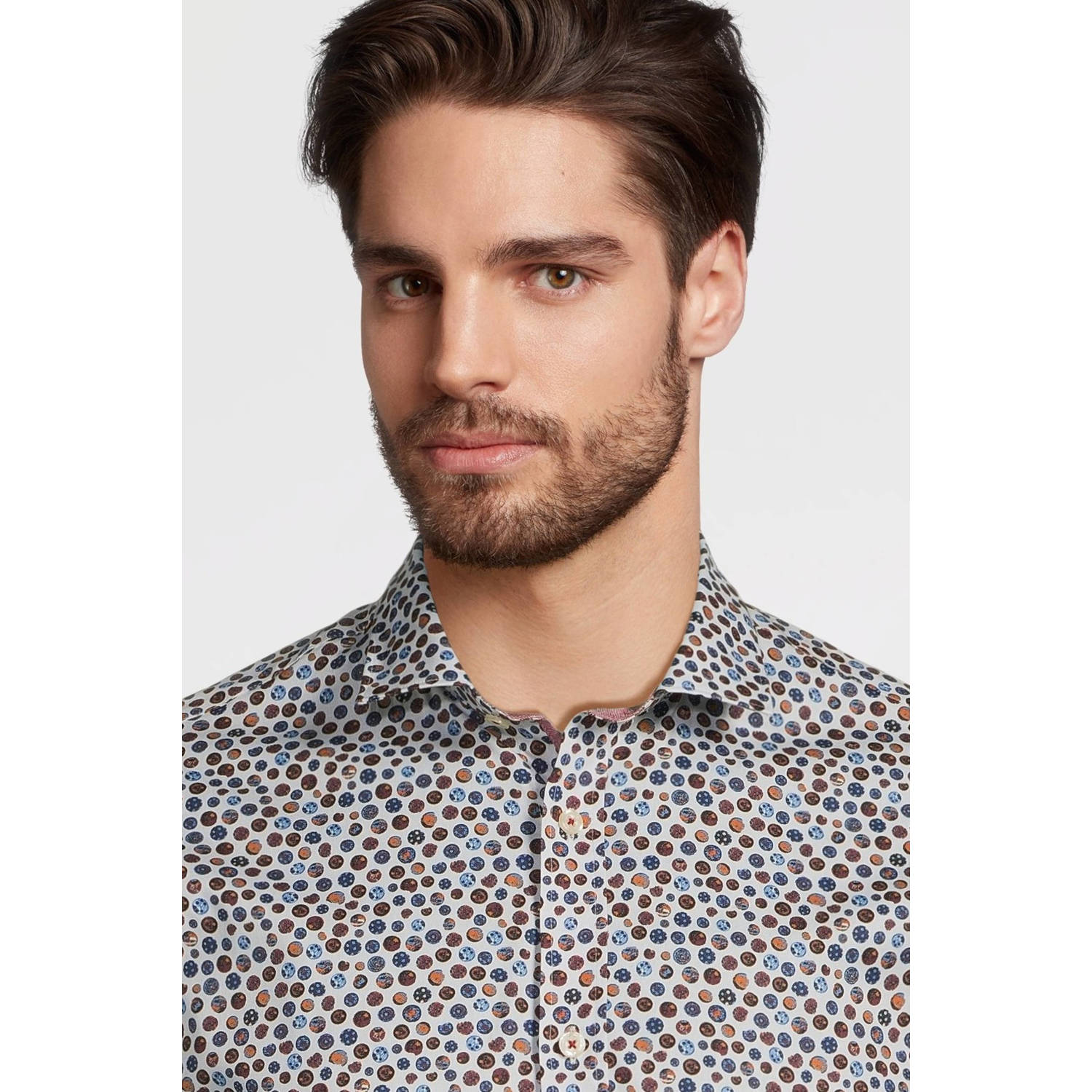 A fish named Fred regular fit overhemd met all over print Off White