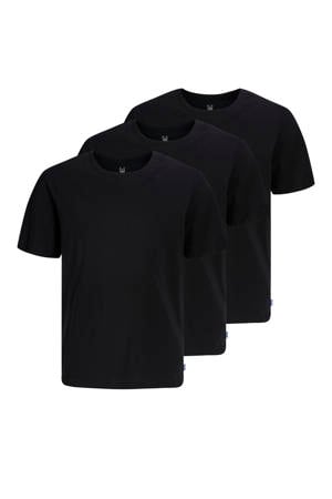 T-shirt - zwart (set van 3)