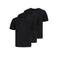 JACK & JONES JUNIOR T-shirt - zwart (set van 3)
