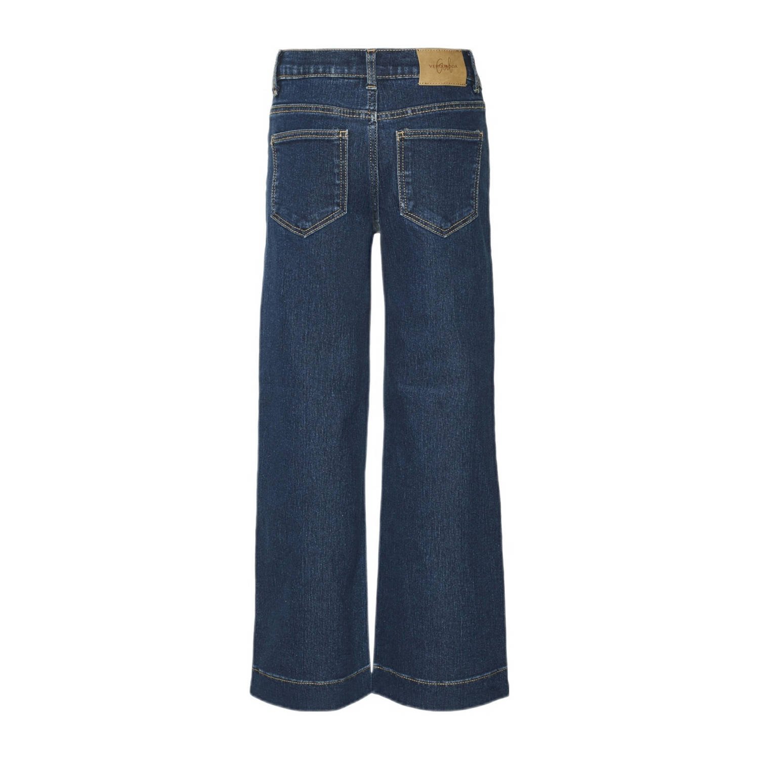 VERO MODA GIRL wide leg jeans VMDAISY dark blue denim