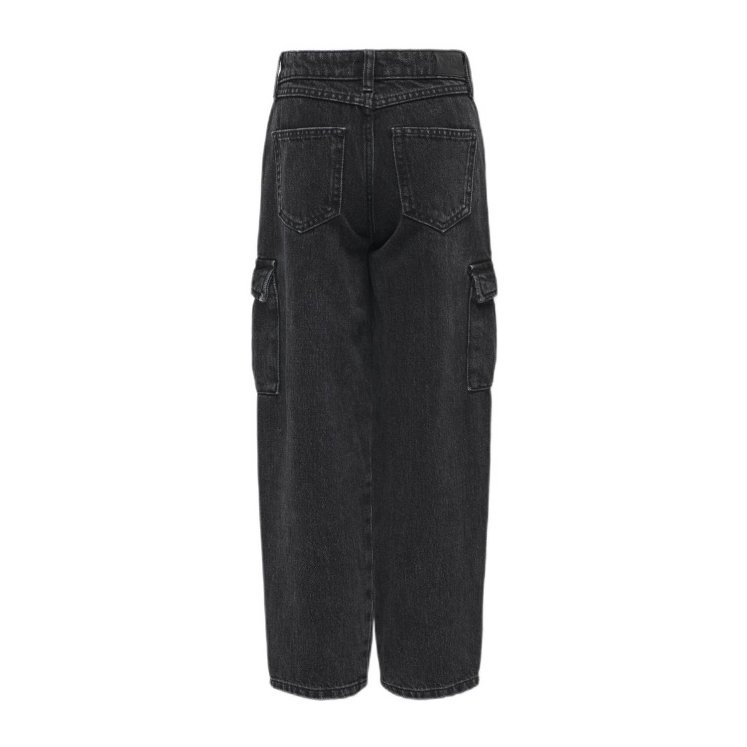 ONLY KIDS GIRL wide leg jeans KOGHARMONY washed black