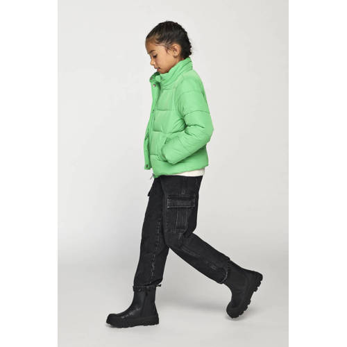 KIDS ONLY GIRL wide leg jeans KOGHARMONY washed black afbeelding