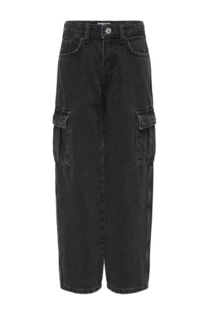 wide leg jeans KOGHARMONY washed black
