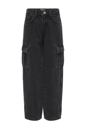 wide leg jeans KOGHARMONY washed black