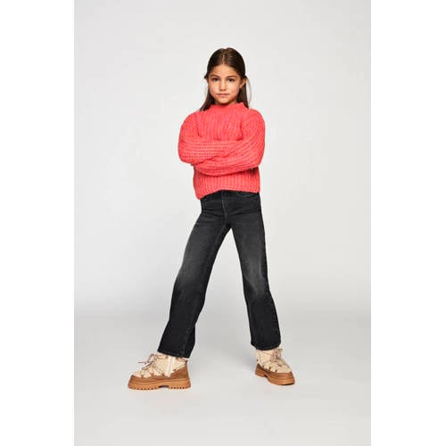 KIDS ONLY GIRL wide leg jeans KOGJUICY LIFE washed black afbeelding