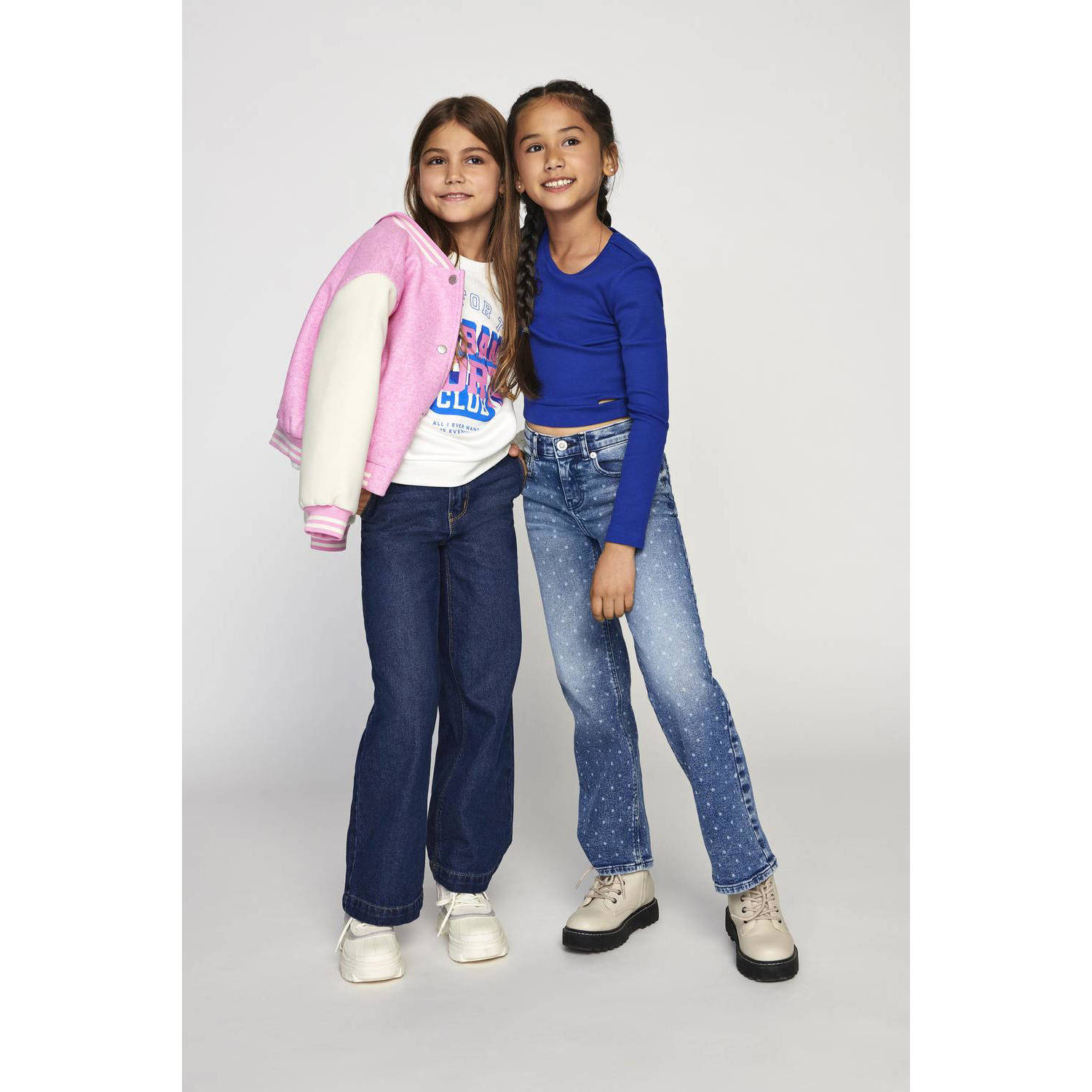 ONLY KIDS GIRL longsleeve KOGNESSA LIFE hardblauw