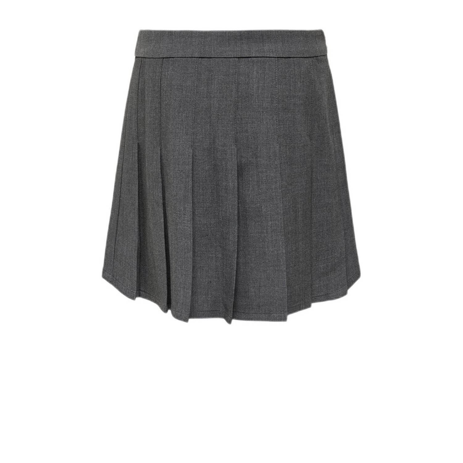 ONLY KIDS GIRL korte rok grijs melange