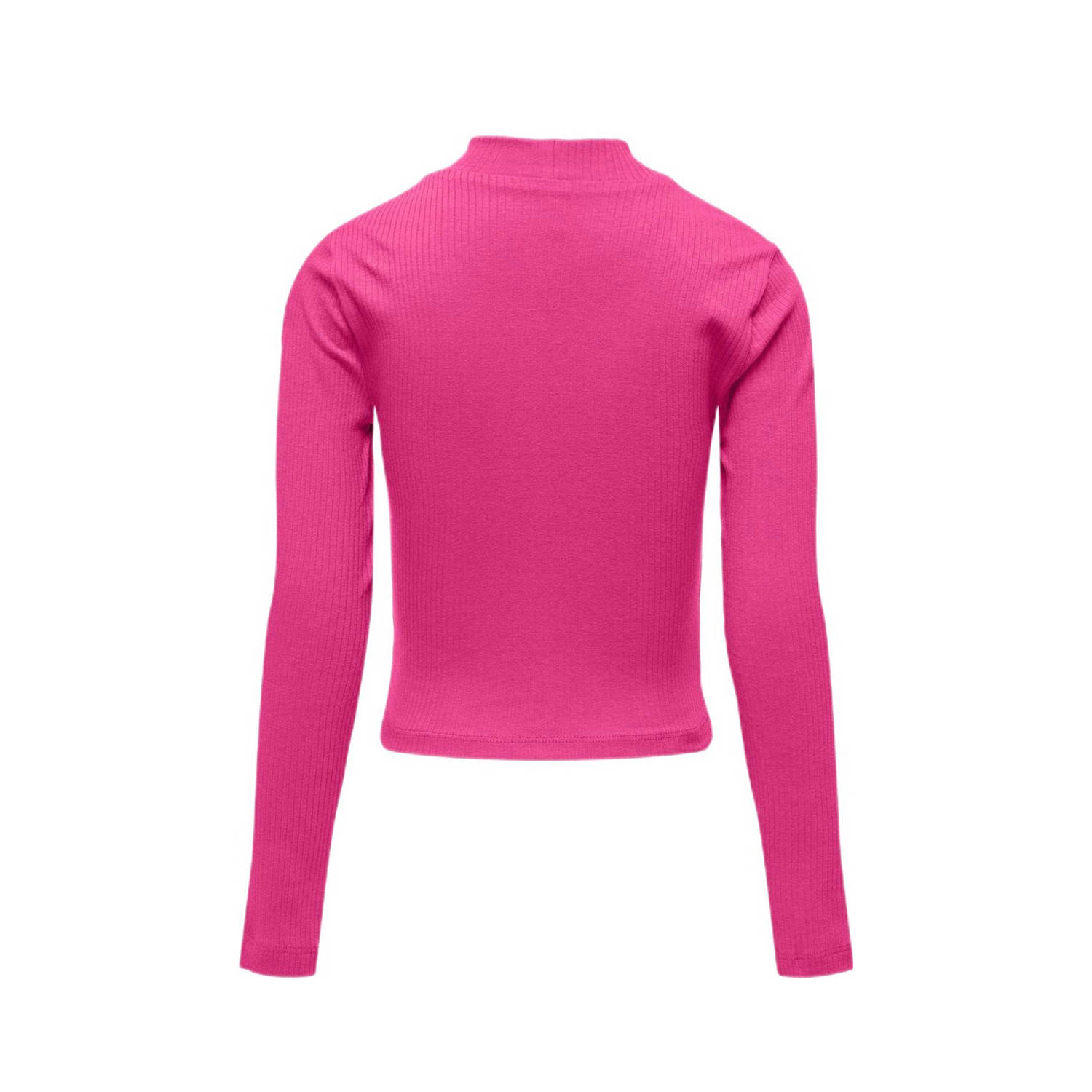 ONLY KIDS GIRL longsleeve KOGLINEA LIFE hardblauw