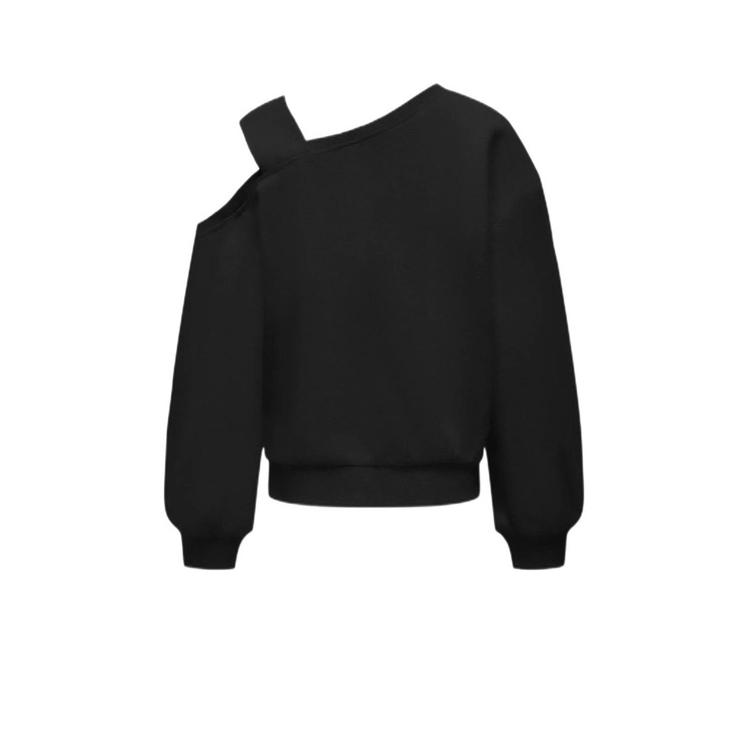 ONLY KIDS GIRL sweater KOGSEEMA met printopdruk zwart