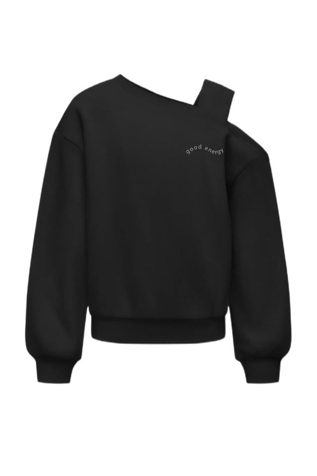 KIDS ONLY GIRL sweater KOGSEEMA met printopdruk zwart wehkamp