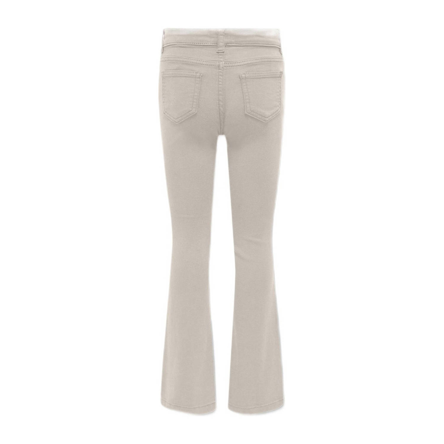 ONLY KIDS GIRL flared broek KOGANNE greige