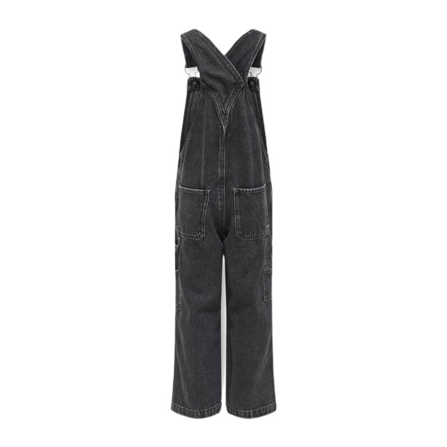 ONLY KIDS GIRL tuinbroek KOGDAFFY washed black