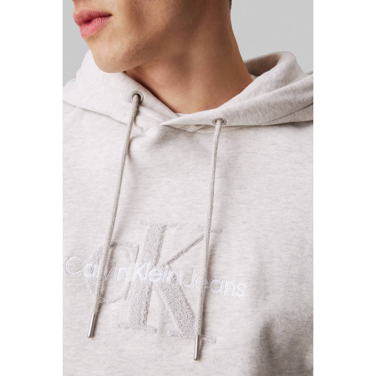 CALVIN KLEIN JEANS hoodie beige