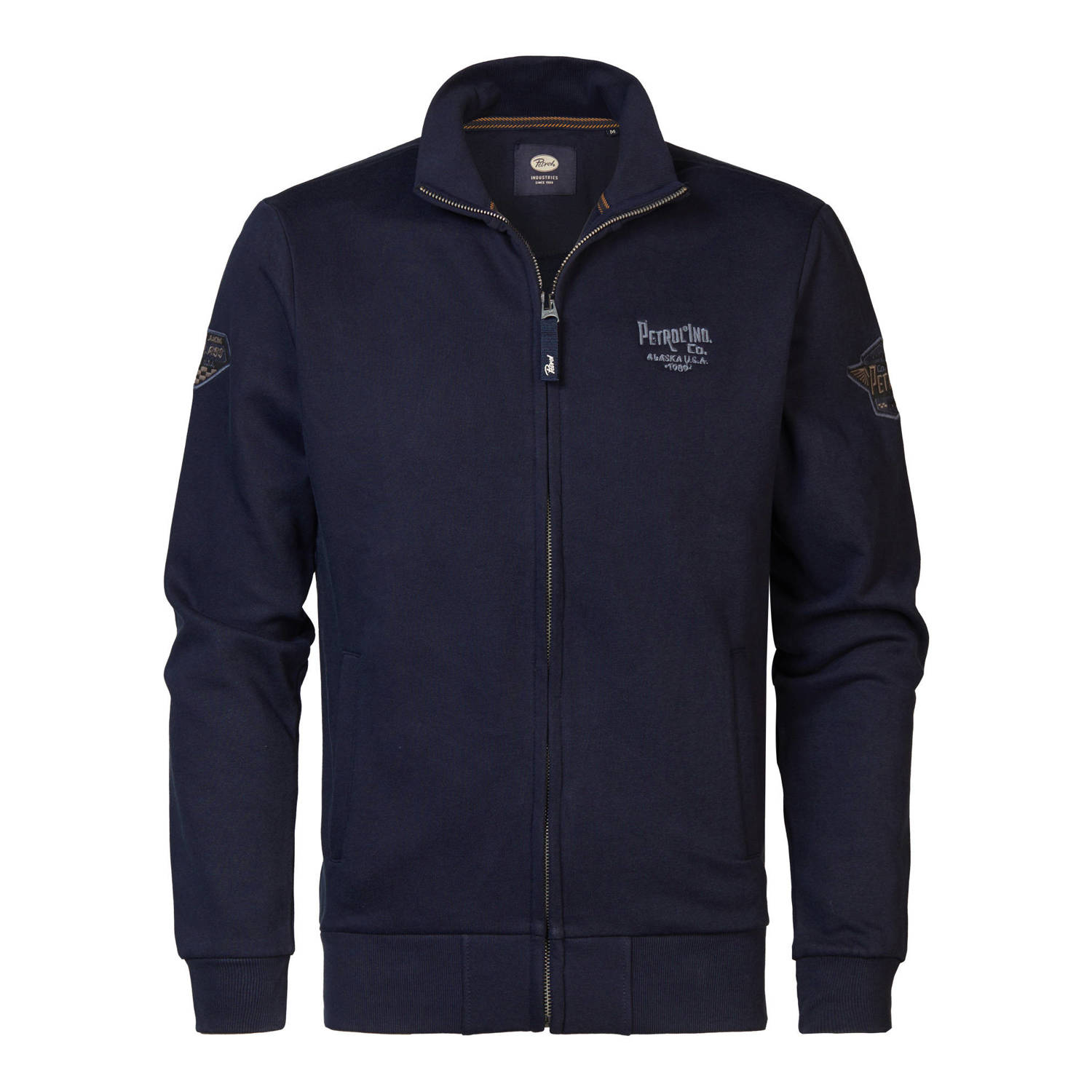 Petrol Industries sweatvest donkerblauw