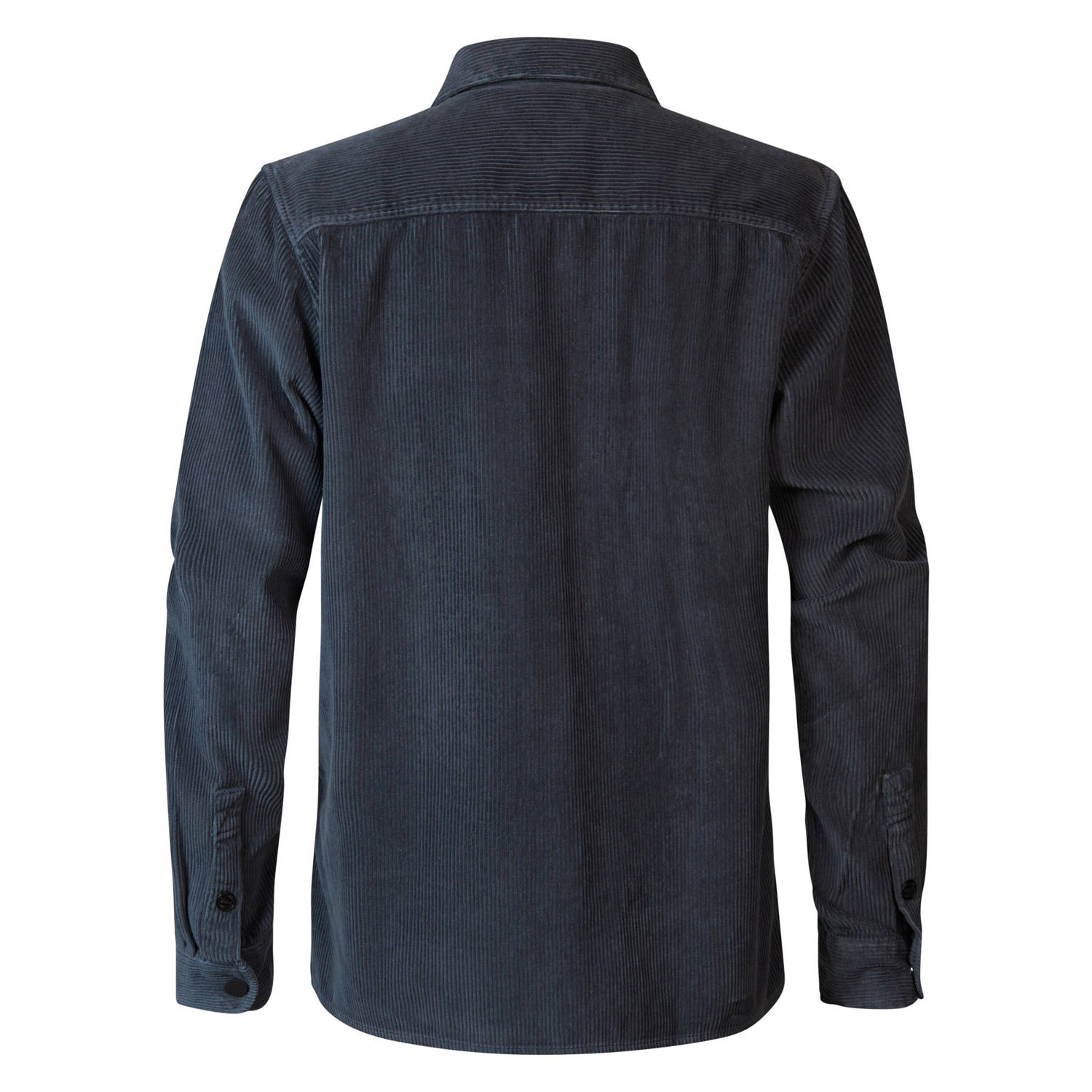Petrol Industries corduroy overshirt donkerblauw